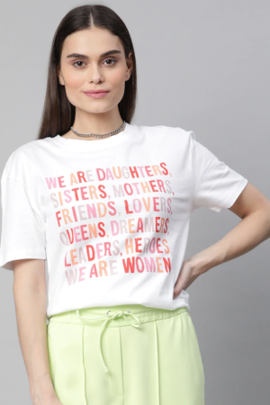 Women White Solid Peplum Top