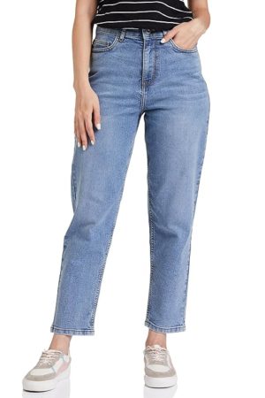 High Rise Ankle Length Jeans